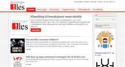 Desktop Screenshot of foreningenles.no